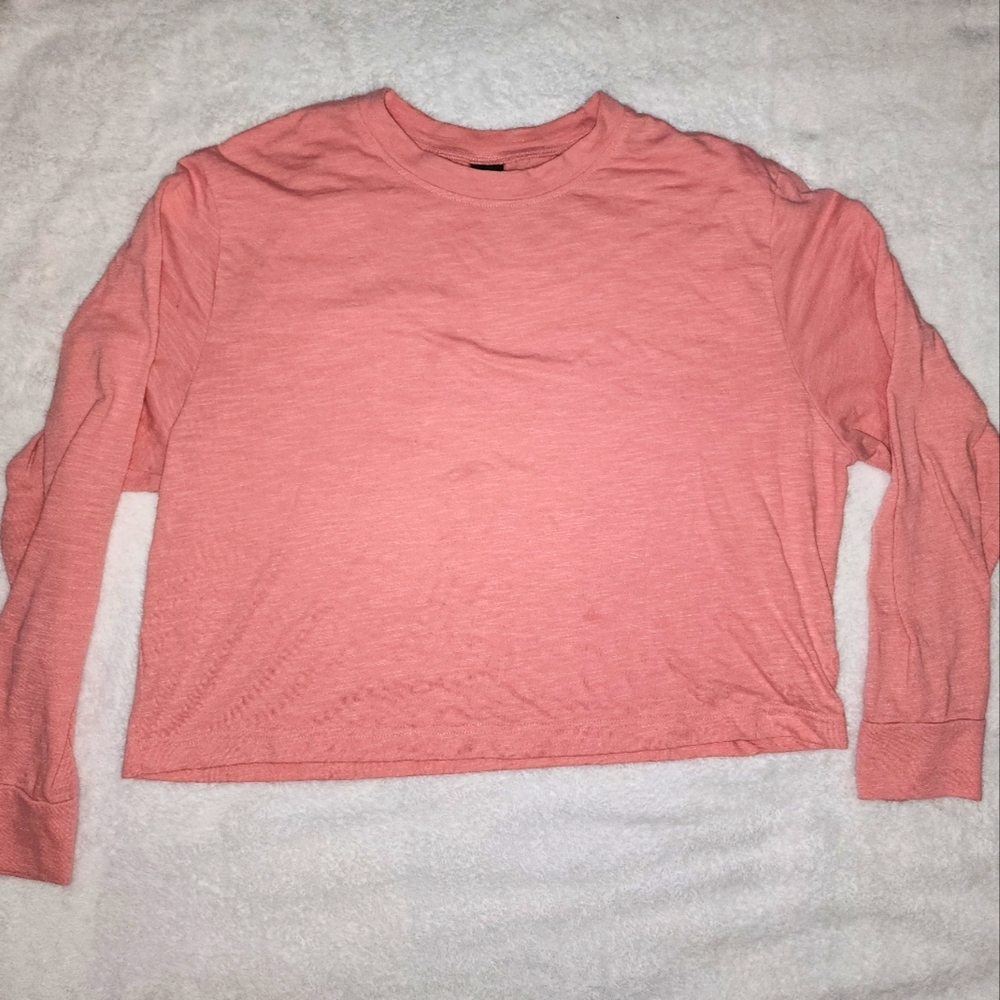 Wild Fable Long-Sleeved Crop Pink Size M